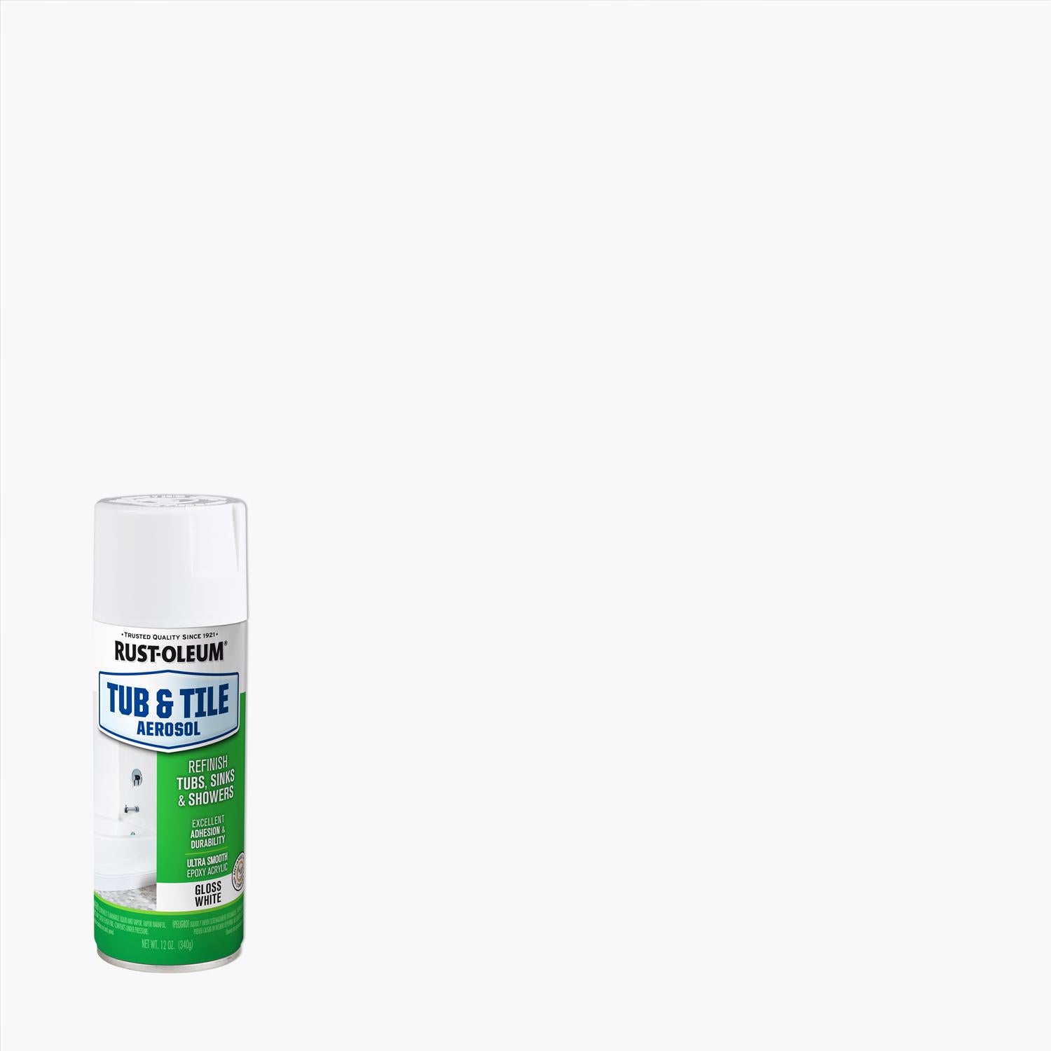 Rust-Oleum Tub and Tile Gloss White Spray Paint 12 oz - Case of 6