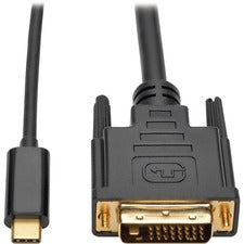 Tripp Lite by Eaton USB-C to DVI Active Adapter Cable (M/M), Black, 6 ft. (1.8 m)