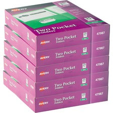 Avery&reg; Letter Pocket Folder [FOLDER;2-POCKET;LETTER;GRN-CT]