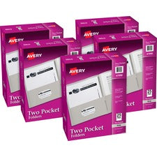 Avery&reg; Letter Pocket Folder [FOLDER;2-POCKET;LETTER;GRY-CT]