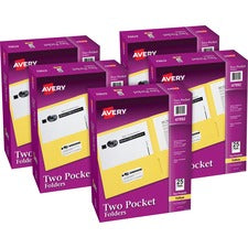 Avery&reg; Letter Pocket Folder [FOLDER;2-POCKET;LETTER;YW-CT]