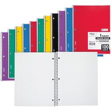 Mead One-subject Spiral Notebook [NOTEBOOK;WIRE;CLLG;1SUB;100-BD]