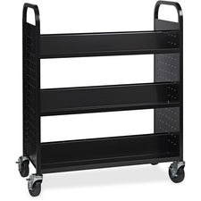 Lorell Double-sided Book Cart [BOOKCART;DOUBLE-SIDED;BK-EA]