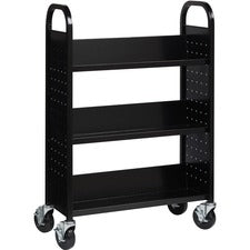 Lorell Single-sided Book Cart [BOOKCART;SINGLE-SIDED;BK-EA]