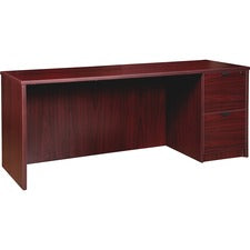 Lorell Prominence 2.0 Right-Pedestal Credenza [CREDENZA;RIGHT;24X66;MY-EA]