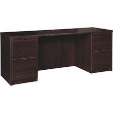 Lorell Prominence 2.0 Double-Pedestal Credenza [CREDENZA;24X72;DBL;PED;ES-EA]