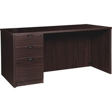 Lorell Prominence 2.0 Left-Pedestal Desk [DESK;SINGLE;FULL;PED;ES-EA]