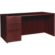 Lorell Prominence 2.0 Left-Pedestal Desk [DESK;SGL;FULL;PED;30X60;MY-EA]
