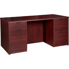 Lorell Prominence 2.0 Double-Pedestal Desk [DESK;DBL;PED;30X66;MY-EA]