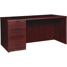 Lorell Prominence 2.0 Left-Pedestal Desk [DESK;SGL;FULL;PED;30X66;MY-EA]