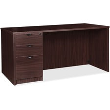 Lorell Prominence 2.0 Left-Pedestal Desk [DESK;LEFT;PED;BBF;36X72;ES-EA]