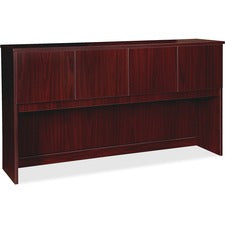 Lorell Prominence 2.0 Hutch - 72" x 16"39" - 4 Door(s) - Material: Particleboard - Finish: Laminate [HUTCH;72X39X16;MY-EA]