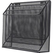 Lorell Mesh Desktop Organizer [ORGANIZER;3 TIER;MESH;BK-EA]