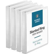 Business Source Basic D-Ring View Binders [BINDER;VIEW;D-RING;1";WE-BD]