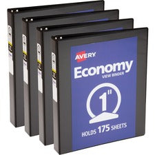 Avery&reg; Economy View Binder [BINDER;VIEW;ROUND;1";BK-BD]