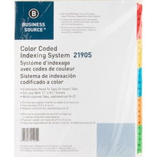 Business Source A-Z Tab Table of Contents Index Dividers [DIVIDERS;INDEX;TOC;A-Z;MLTI-ST]