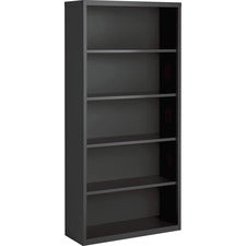 Lorell Fortress Series Bookcase [BOOKCASE;5SHLF;72H;CHAR-EA]