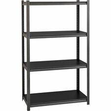 Lorell Iron Horse 3200 lb Capacity Riveted Shelving [SHELVING;3200;4SHF;18X36X60-EA]