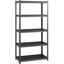 Lorell Iron Horse 3200 lb Capacity Riveted Shelving [SHELVING;3200;5SHF;18X36X72-EA]
