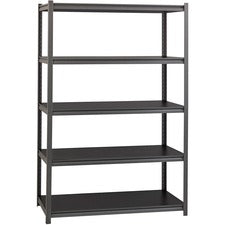 Lorell Iron Horse 3200 lb Capacity Riveted Shelving [SHELVING;3200;5SHF;18X48X72-EA]