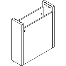 Lorell Prominence 2.0 Modular Table Base with Door [BASE;W/DOOR;LAMINATE;ES-EA]