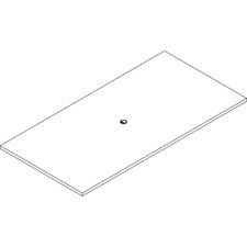 Lorell Prominence 2.0 Rectangular Conference Tabletop [TOP;CONF;RCTNGL;48X96;MY-EA]