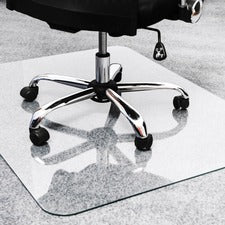 Glaciermat&reg; Heavy Duty Glass Chair Mat for Hard Floors & Carpets - 48" x 60"
