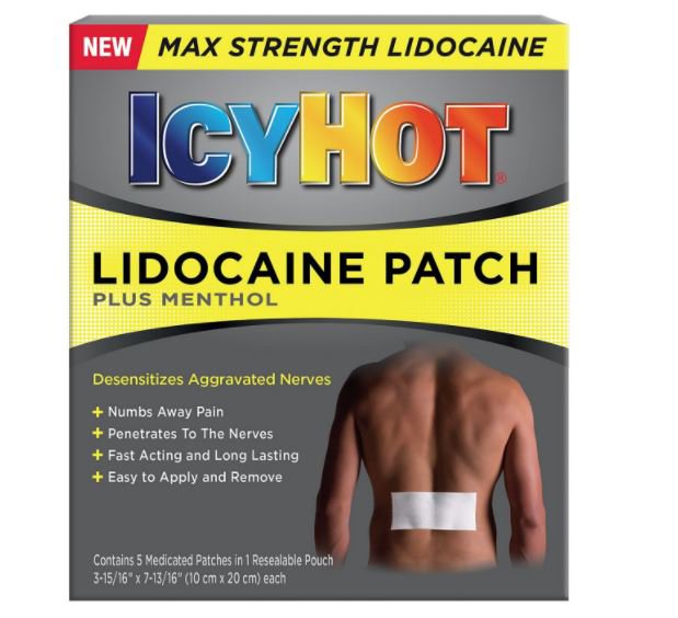 Aventis Pharmaceuticals - Topical Pain Relief Icy Hot® 4% - 1% Strength Lidocaine / Menthol Patch 5 per Box [5/BX]