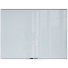 U Brands Frosted Glass Dry Erase Board [BOARD;GLASS;47X35;WHT FRAME-EA]