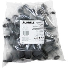 Lorell Sleeve Floor Protectors - Clear, Transparent - 100/Bag [PROTECTOR;CLRSLV;1"-BG]