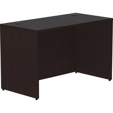 Lorell Essentials Series Rectangular Desk Shell - 48" x 24"29.5" Desk Shell, 1" - Finish: Espresso