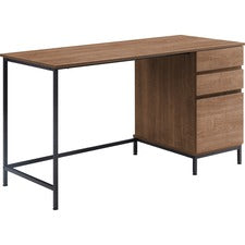Lorell SOHO Desk with Side Drawers [DESK;SOHO;3DRWR;WT-EA]