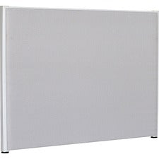 Lorell Panel System Partition Fabric Panel - 60" Width x 48" Height - Fabric, Steel - Gray - 1 Each