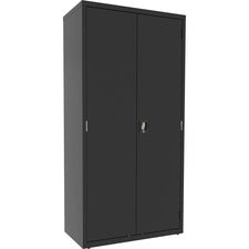Lorell Fortress Series Janitorial Cabinet [CABINET;JANITORIAL;BK-EA]