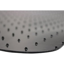 Advantagemat&reg; Black Vinyl Rectangular Chair Mat for Carpets - 48" x 60"