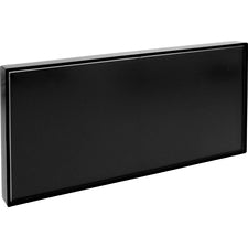 Lorell Snap Plate Architectural Sign [SIGN;4"X8";SNAP PLATE;BK-EA]