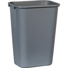 Rubbermaid Commercial 41 QT Large Deskside Wastebaskets [WASTEBASKET;RECT;LARGE;GY-CT]