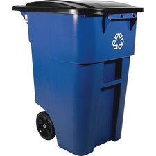 Rubbermaid Commercial Brute Recycling Rollout Container [CONTAINER;ROLLOUT;RECYCL;BE-CT]