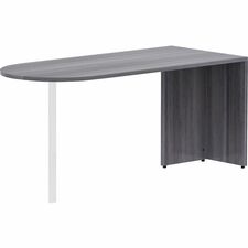 Lorell Essentials Series Peninsula Desk Box 1 of 2 [PENINSULA;66X30;1OF2;WC-EA]