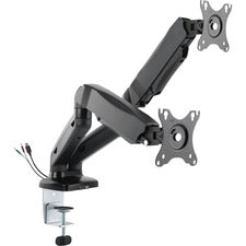 Lorell Mounting Arm for Monitor - Black [ARM;MONITOR;DUAL;2 SECTIONS-EA]