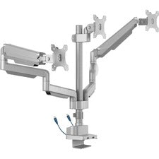 Lorell Mounting Arm for Monitor - Gray [ARM;MONITOR;TRIPLE WITH POL-EA]