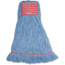 Genuine Joe Synthetic Blend Large Mophead - Large - Rayon, Cotton, Rayon, Fiber - 1Each [MOP;LG;BLND;WDBAND;LOOP;BE-EA]