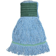 Genuine Joe Synthetic Blend Medium Mophead [MOP;MED;RAYON;COTTON;BLUE-EA]