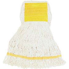 Genuine Joe Wide Band Small Mophead [MOP;SMALL;WHITE;BLEND;WIDE-EA]