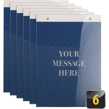 Officemate Vertical Sign Holder, 6PK [SIGNHLDR;VERTL;WALL;6/BX-BX]