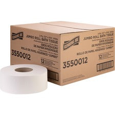 Genuine Joe Jumbo Jr Dispenser Bath Tissue Roll [TISSUE;BATH;JMB;2PLY;500-CT]