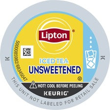 Lipton&reg; Unsweetned Iced Black Tea K-Cup - 24 / Box