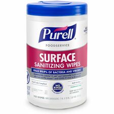 PURELL&reg; Foodservice Surface Sanitizing Wipes