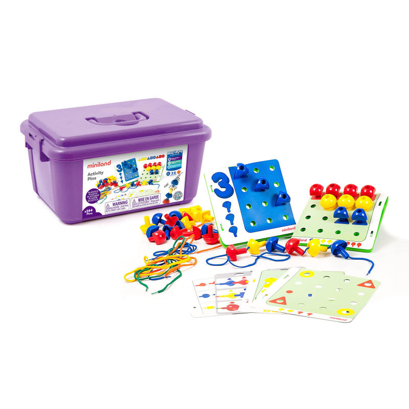 MINILAND - Peg Activity Stacking Set