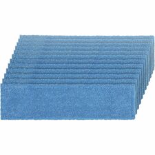 Rubbermaid Commercial Adaptable Flat Mop Microfiber Pad [PAD;MOP;FLAT;BLUE;18"-CT]